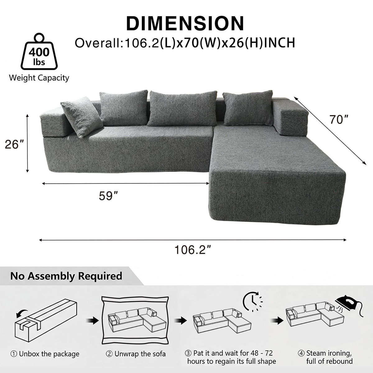L-Shape Sectional sofa