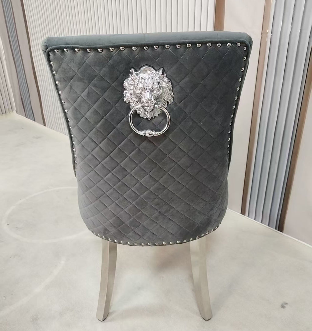 velvet dining chair KM02 2pCS/CTN