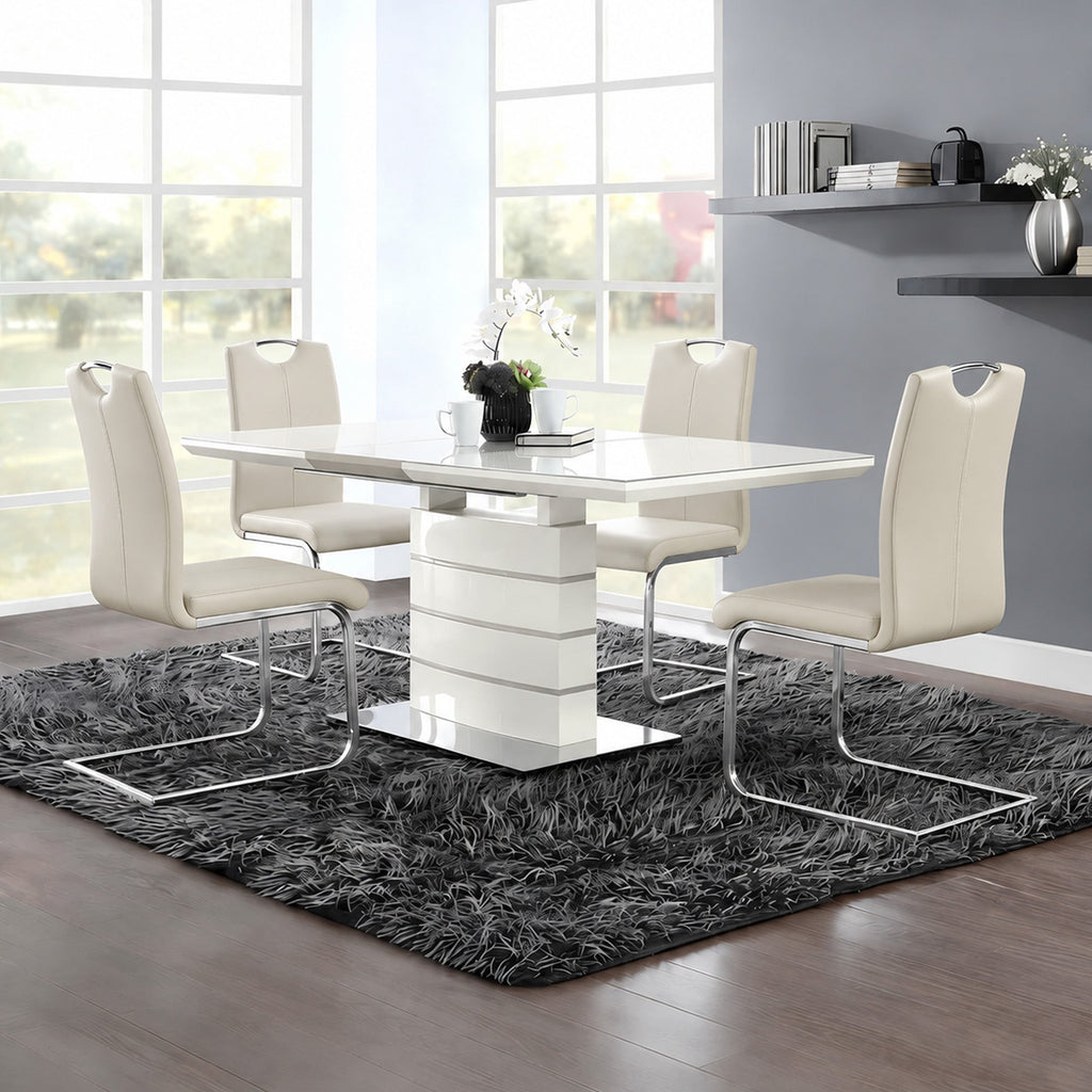 Extendable Table with Handle Chairs-2PCS/CTN