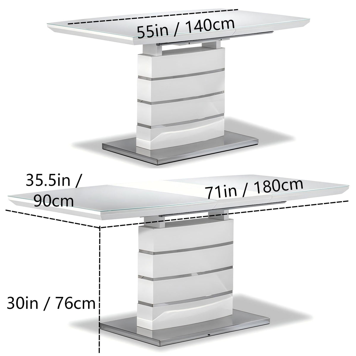 DT003-Butterfly Extension Leaf Dining Table