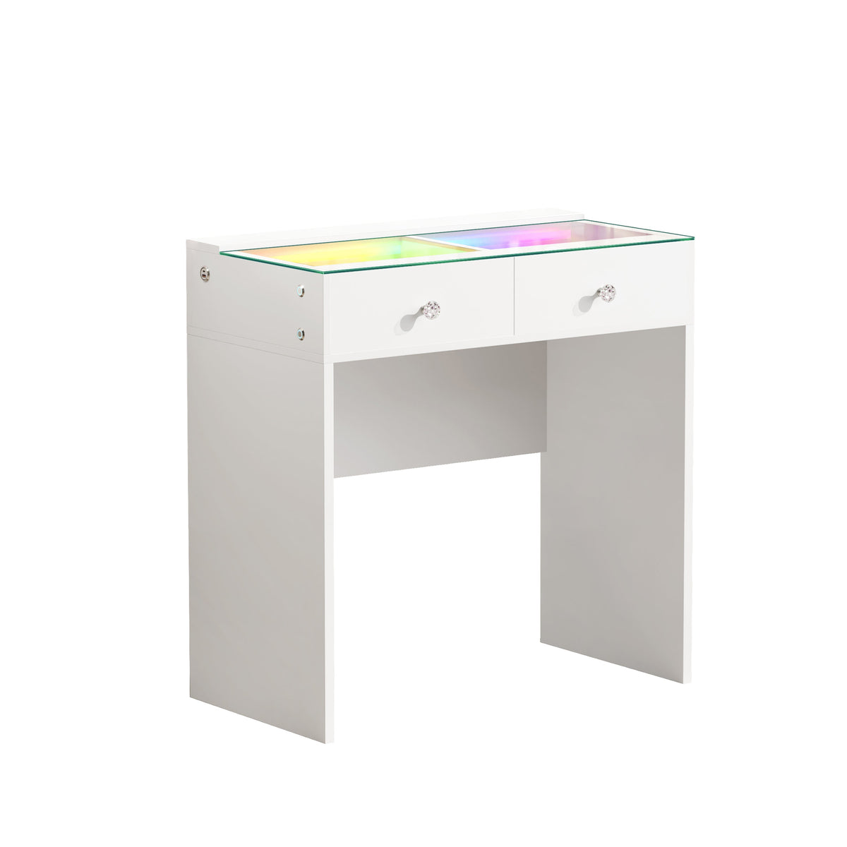 VANITII Scarlet 2 Top Drawers Vanity Desk