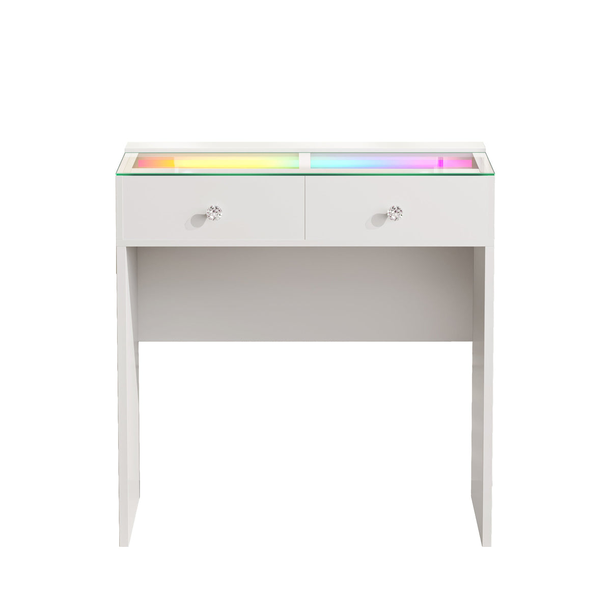 VANITII Scarlet 2 Top Drawers Vanity Desk