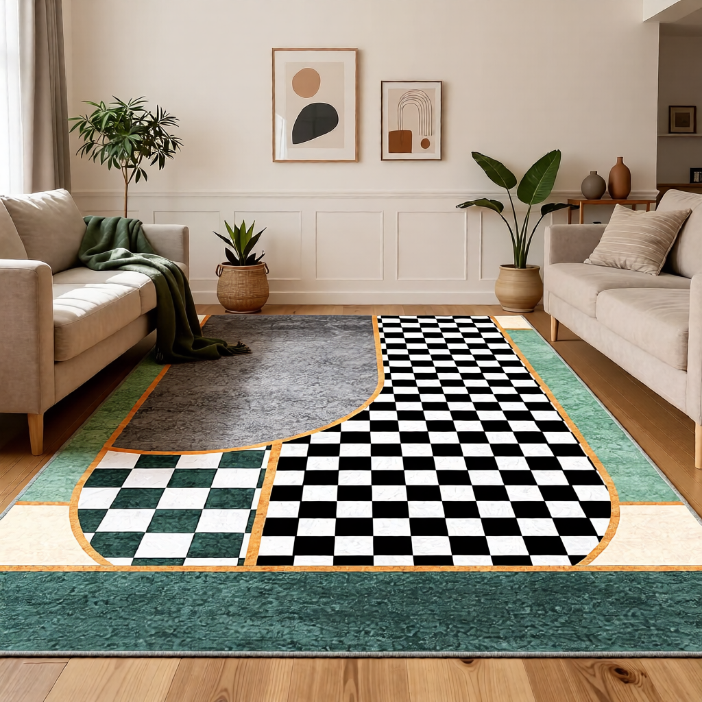 Crystal Velvet Area Rugs-206