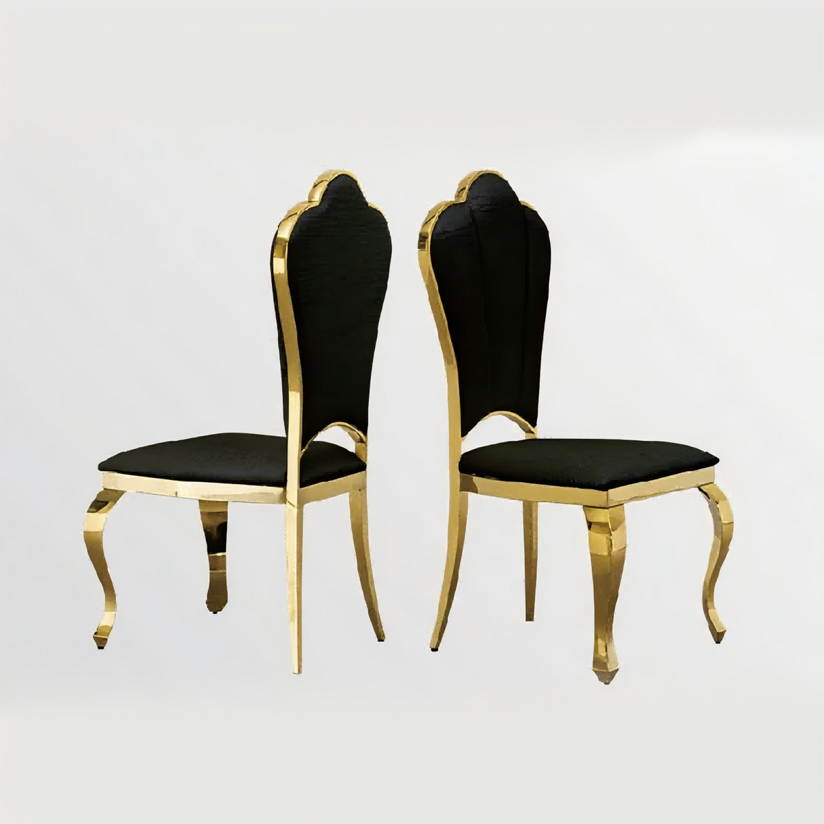 201 Stainless Steel PU Dining Chair ,Luxury Upholstered  Chair  4pcs/CTN