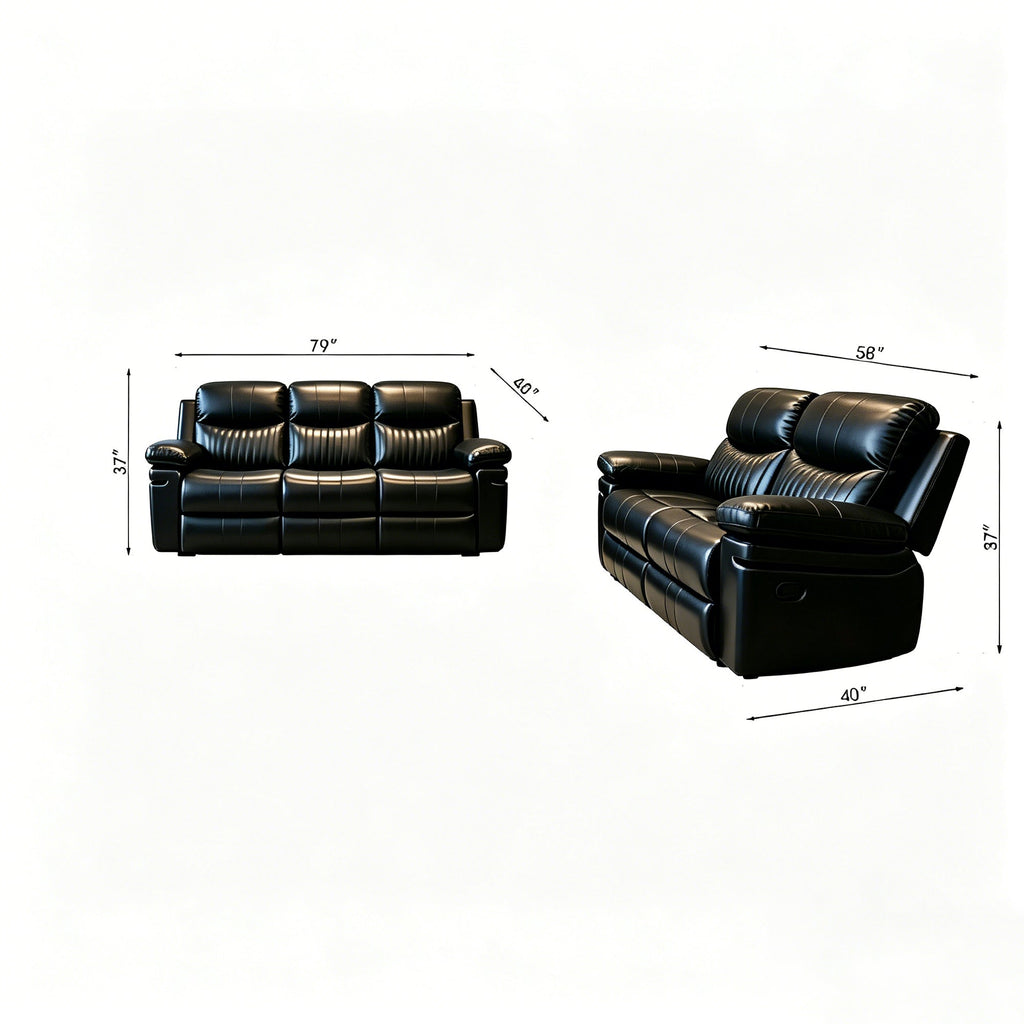 MANUAL RECLINER SOFA SET