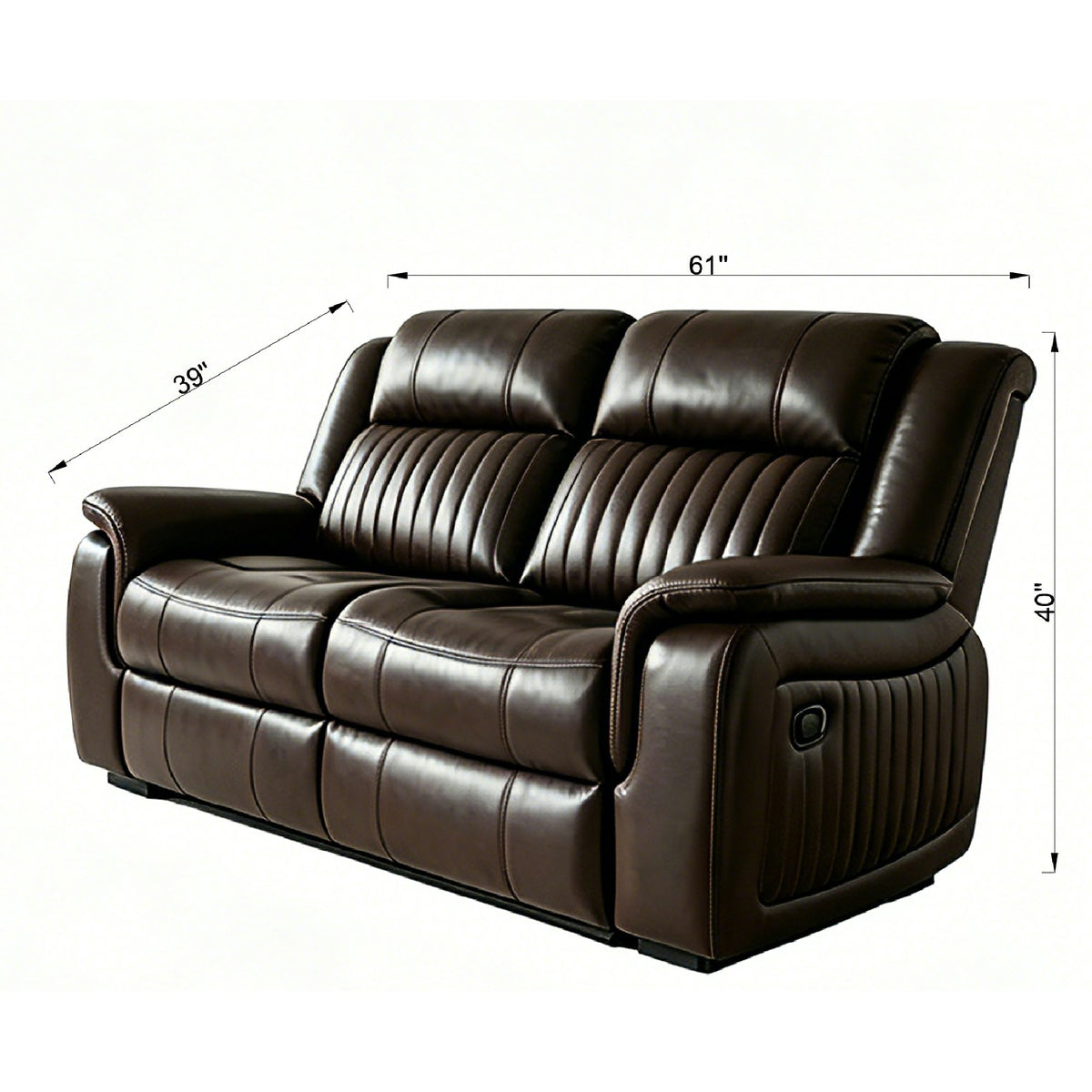 MANUAL  RECLINER LOVESEAT