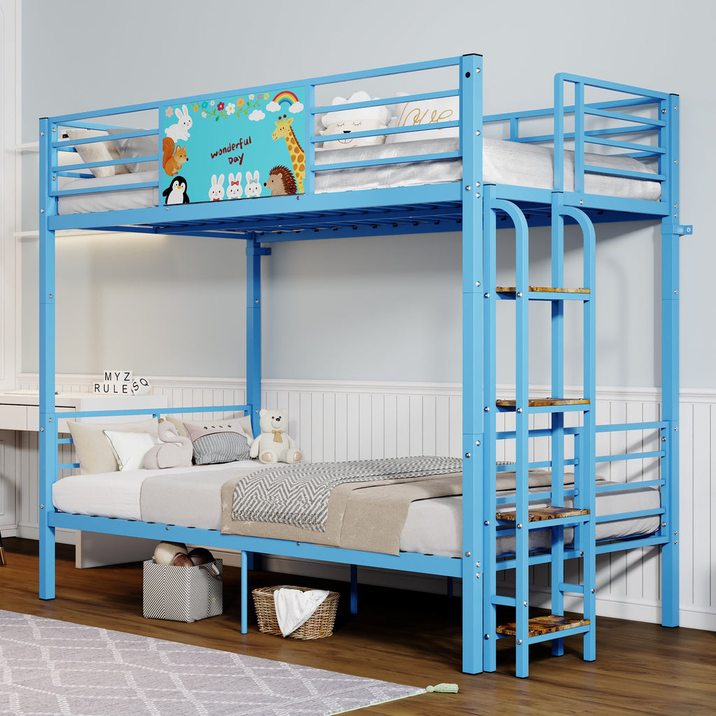 Twin Over Twin Metal Bunk Bed Frame
