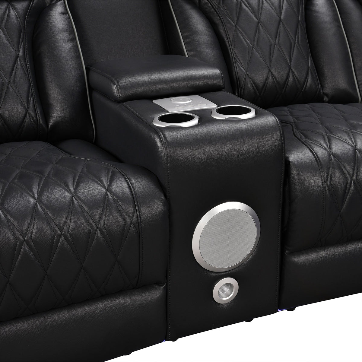 Power Recliner Sectional MC2953 Black