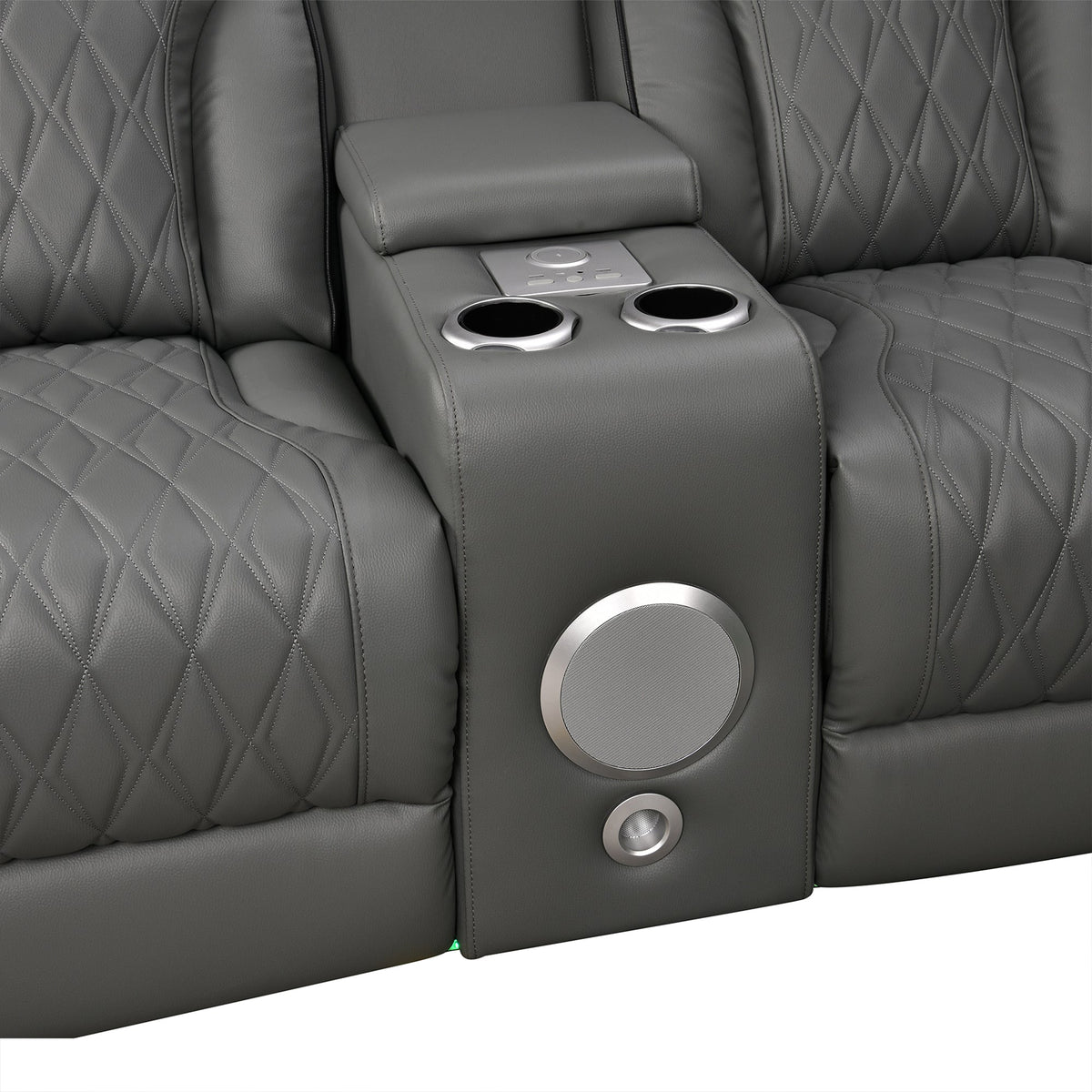 Power Recliner Sectional MC2953 Gray