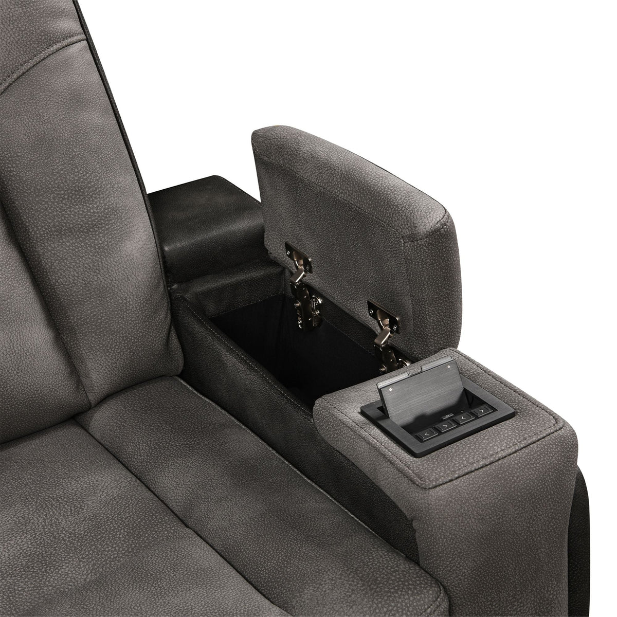 Power Recliner Sectional MC2866 Gray