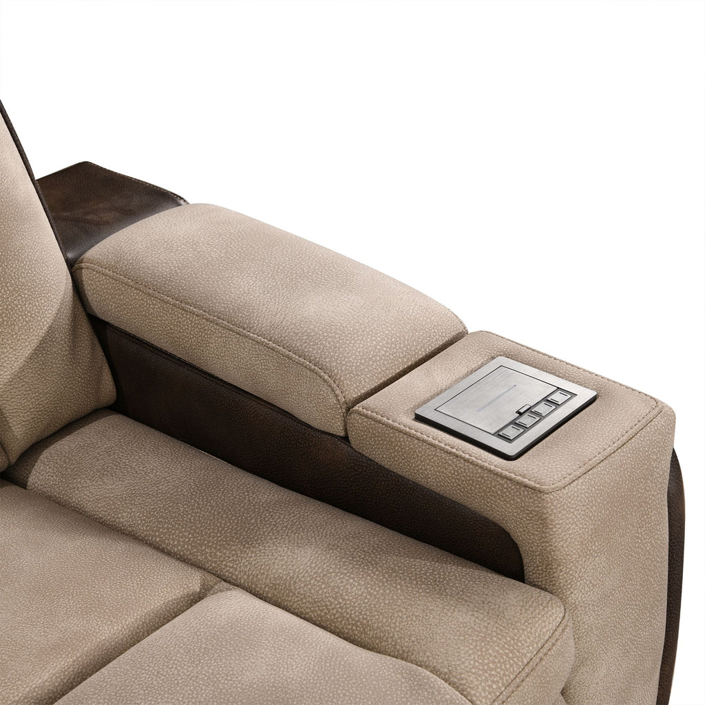 Power Recliner Sectional MC2866 Brown