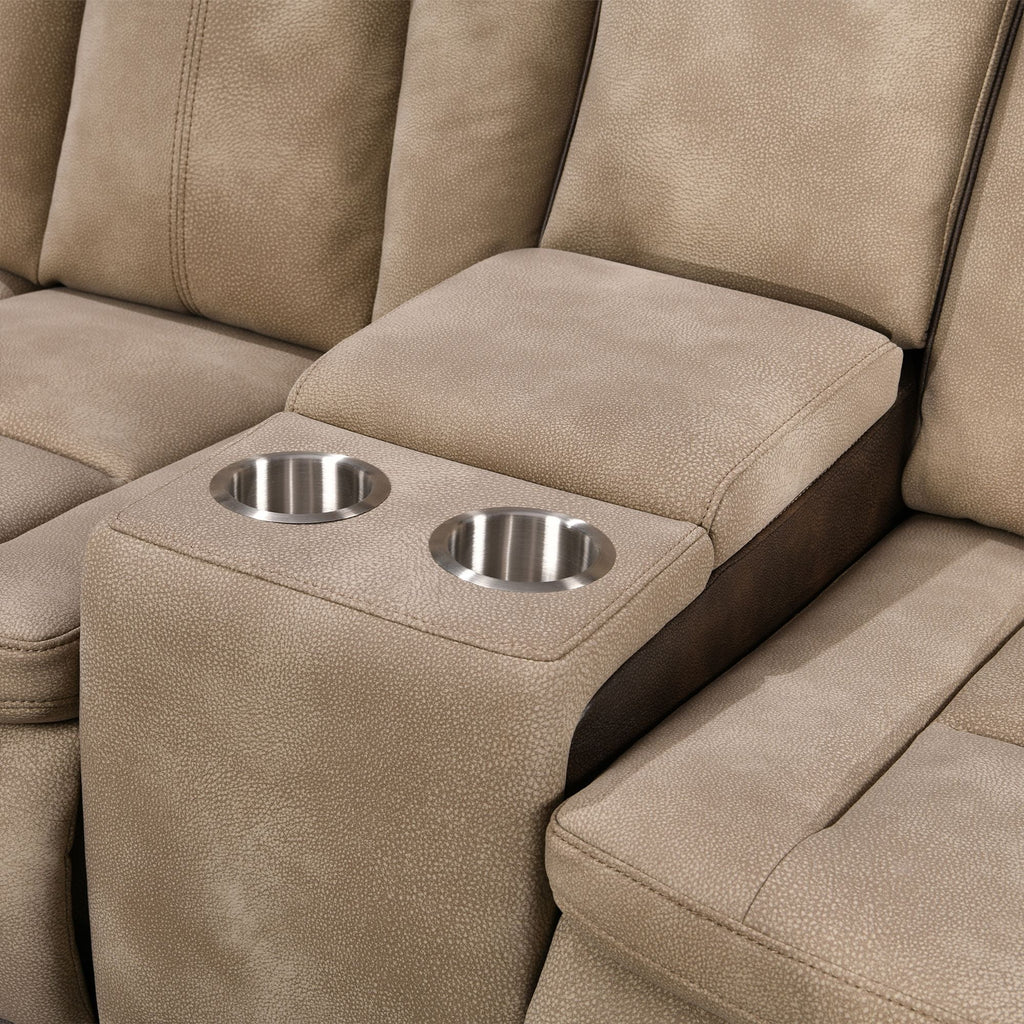Power Recliner Sectional MC2866 Brown