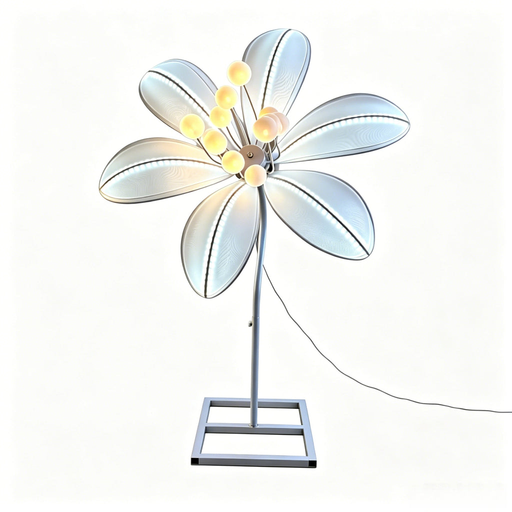 Adjustable Height LED Lily Lamp for Wedding & Home Decor