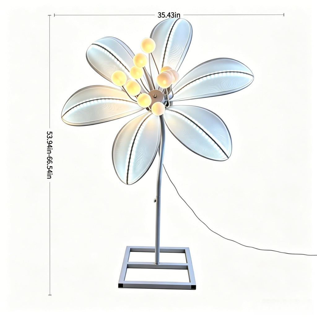 Adjustable Height LED Lily Lamp for Wedding & Home Decor
