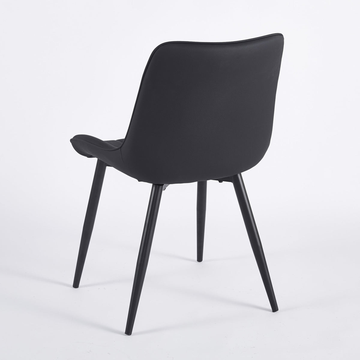 Dining Chairs Modern Leather with Metal Legs 2pCS/CTN