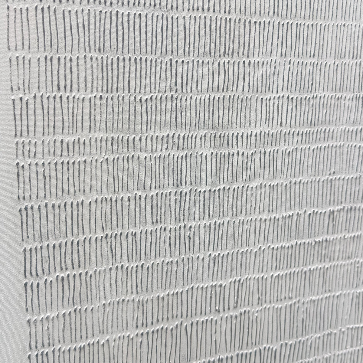 Pure Handmade Black White Textured Contemporary Canvas Home Decor