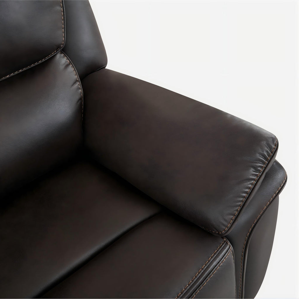 Melt Padded Backrest Faux Leather Recliner 2PP