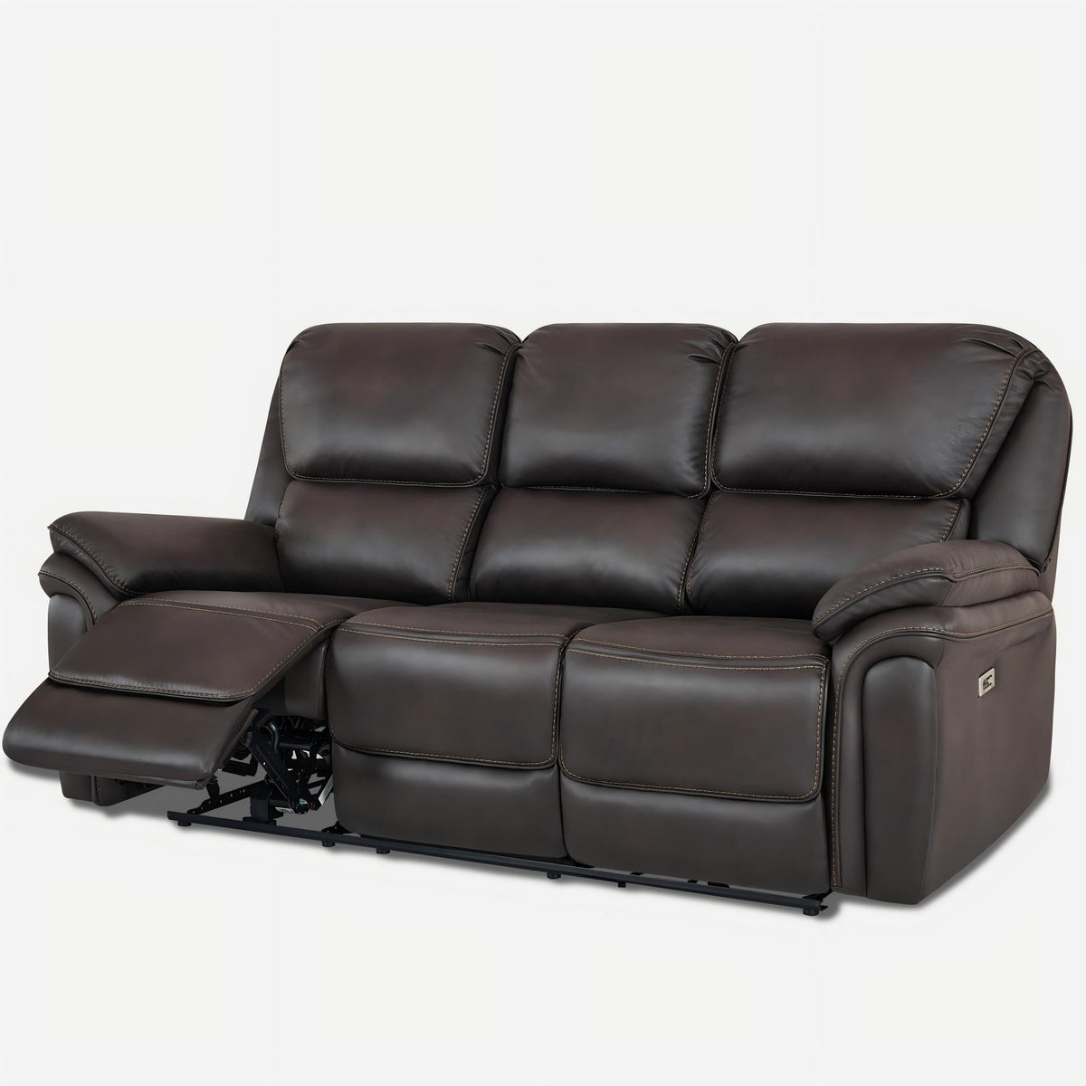 Melt Padded Backrest Faux Leather Recliner 3PP