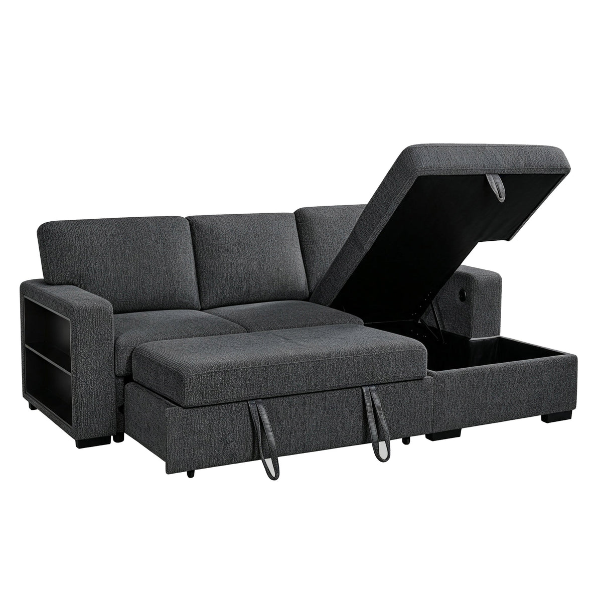 Multi- functional sofa sleeper-R3550-Black