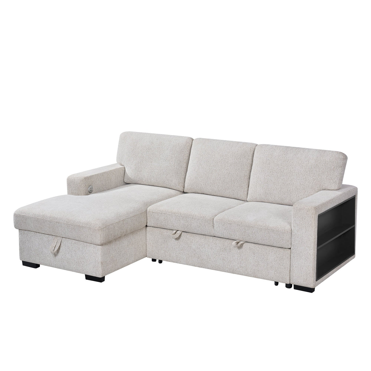 Multi- functional sofa sleeper-L3550-Creambrown