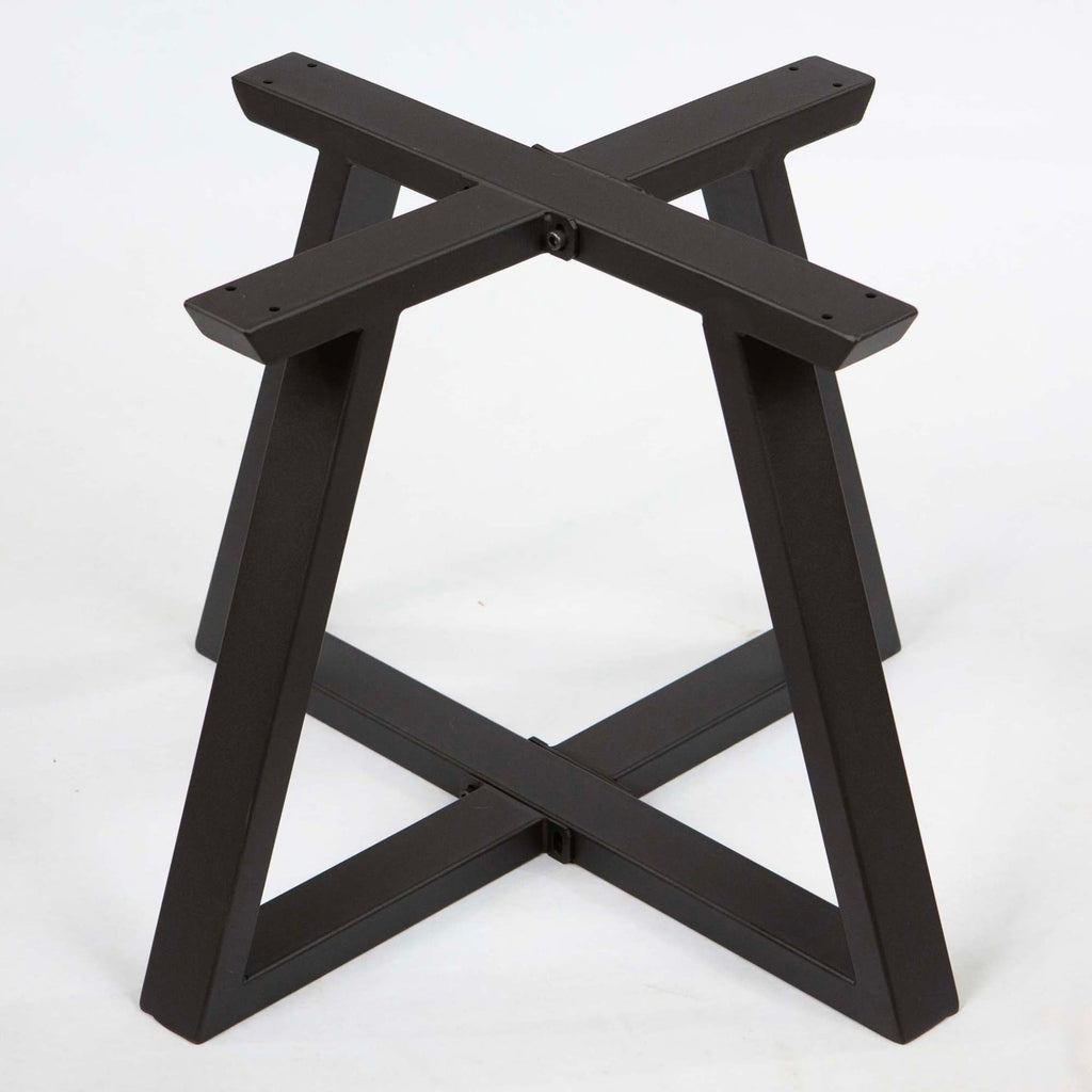 Black Carbon Steel Cross Side Table Frame-MTY0180（1pcs/CTN）