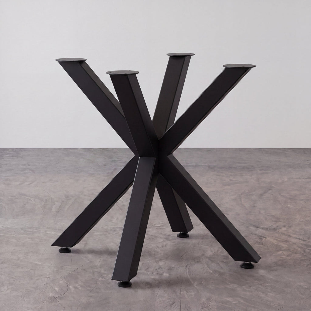 Black Carbon Steel X-Shape Side Table Base（1pcs/CTN）