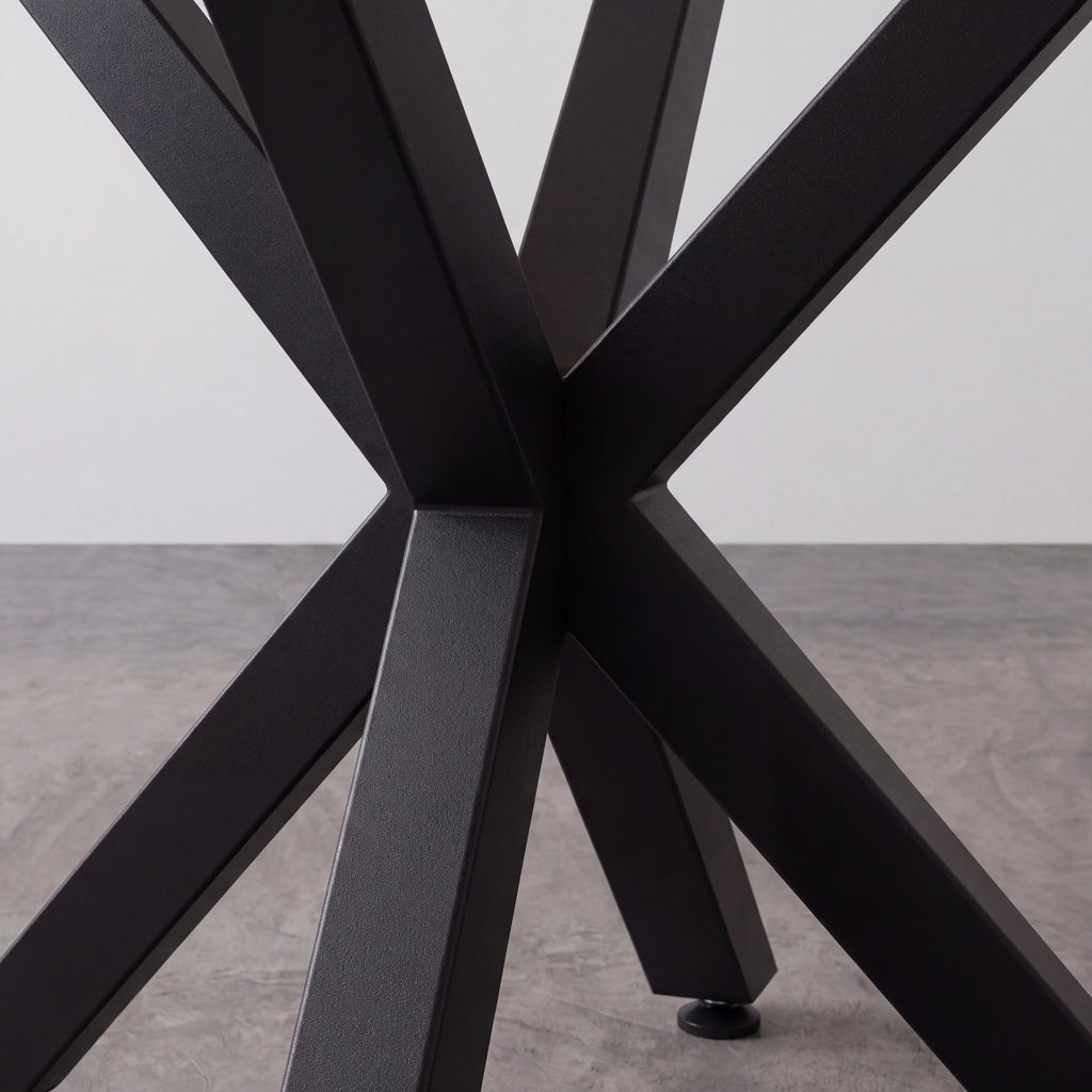 Black Carbon Steel X-Shape Side Table Base（1pcs/CTN）