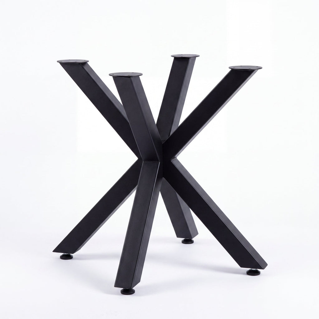 Black Carbon Steel X-Shape Side Table Base（1pcs/CTN）