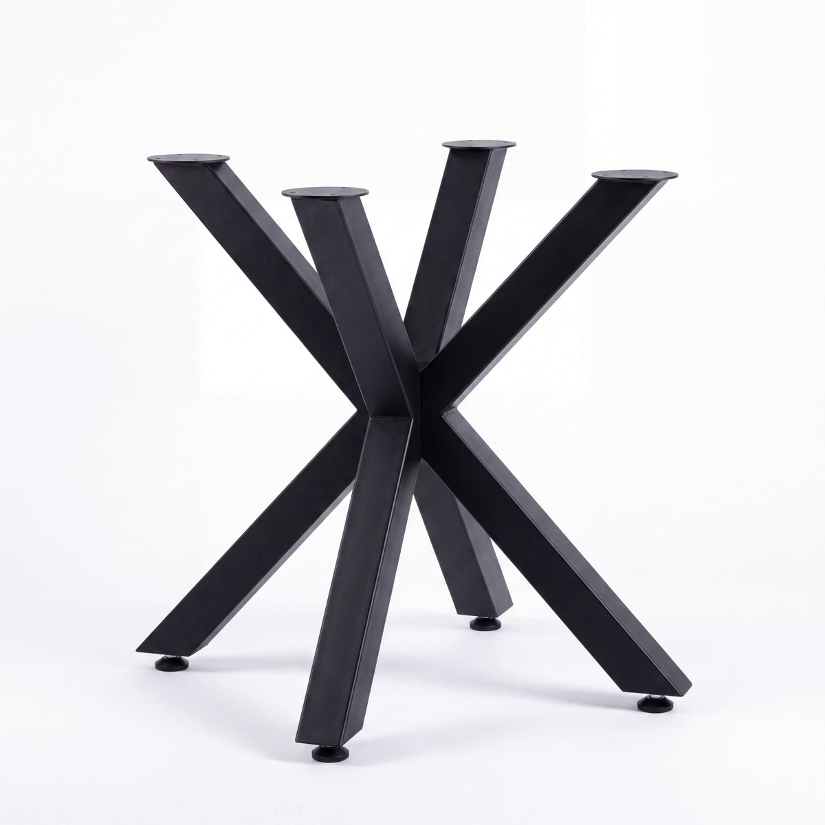 Black Carbon Steel X-Shape Side Table Base（1pcs/CTN）