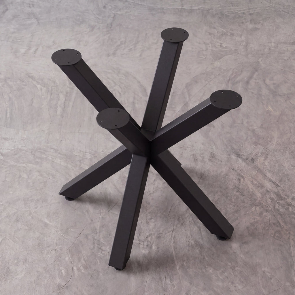 Black Carbon Steel X-Shape Side Table Base（1pcs/CTN）