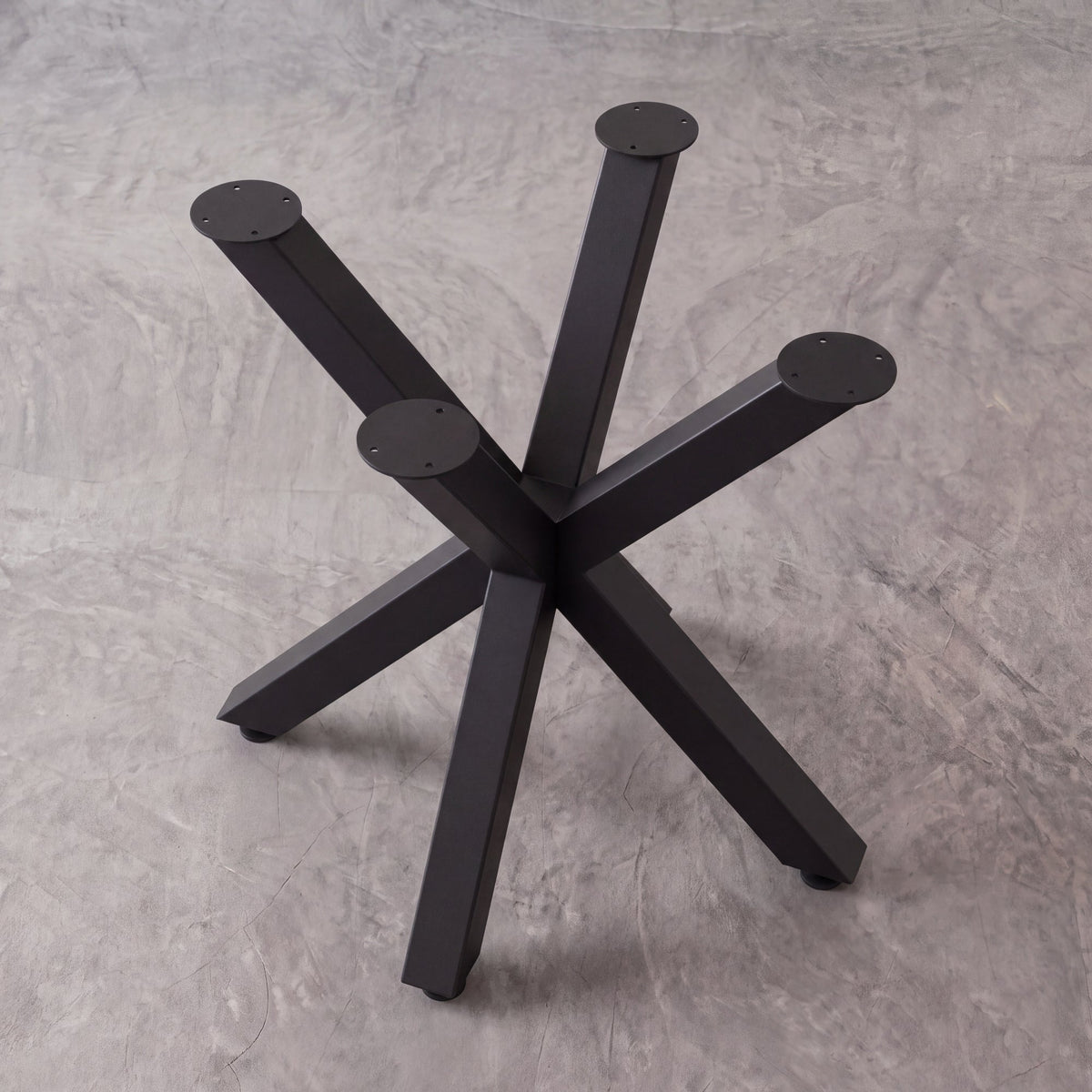 Black Carbon Steel X-Shape Side Table Base（1pcs/CTN）