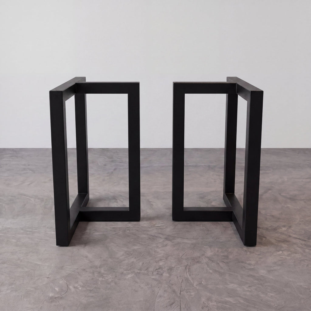 Black T-Shape Carbon Steel Table Leg Frame-MTC01100（2pcs/CTN）