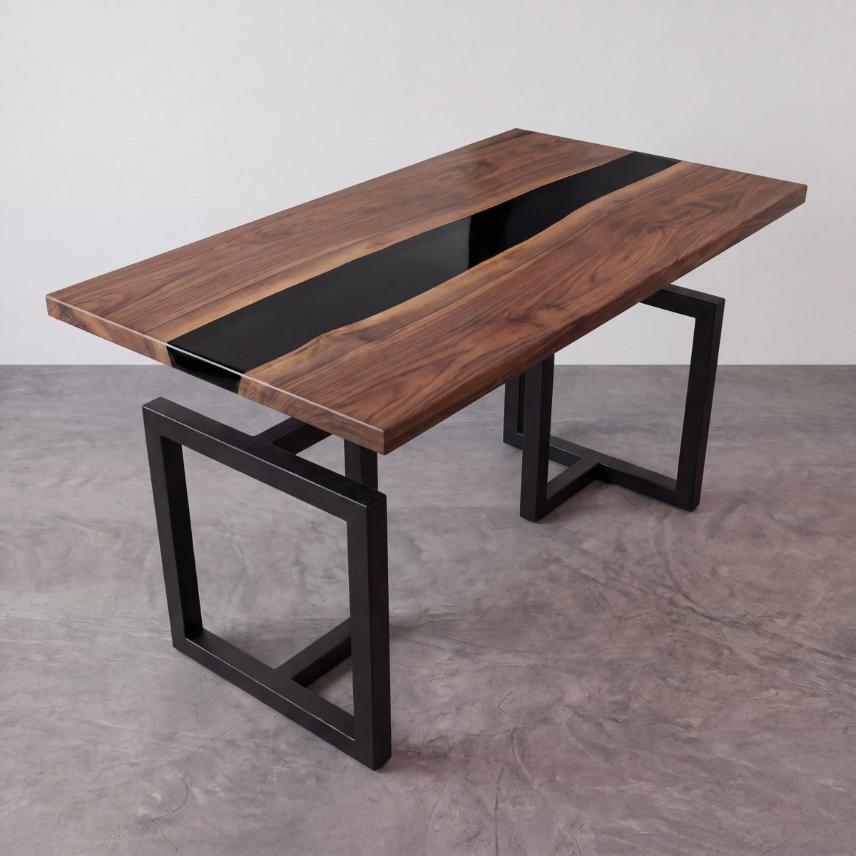 Black T-Shape Carbon Steel Table Leg Frame-MTC0185（2pcs/CTN）
