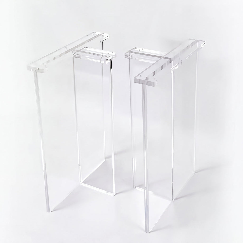 Clear T-Shape Acrylic Table Legs（2pcs/CTN）