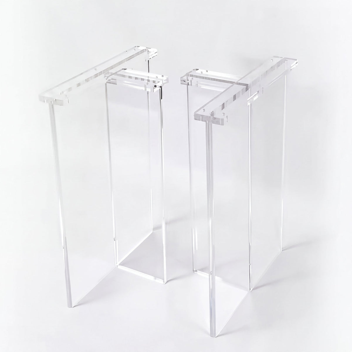 Clear T-Shape Acrylic Table Legs（2pcs/CTN）