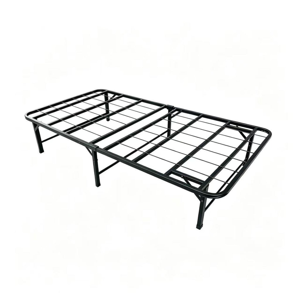 BD002-TWIN-FULL-QUEEN-Foldable Metal Bed Frame
