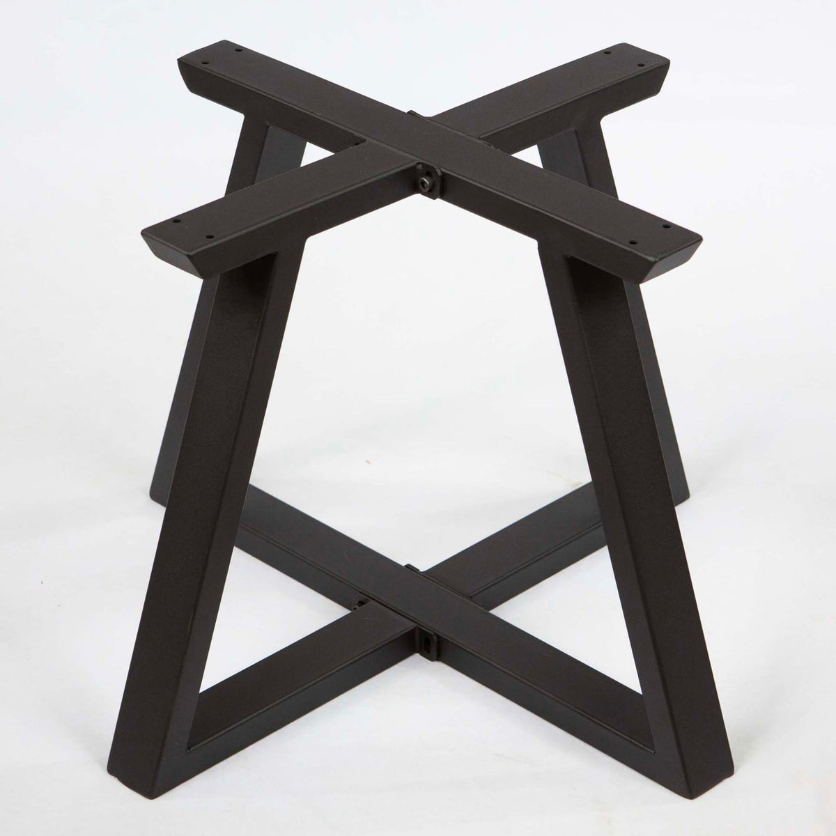 Black Carbon Steel Cross Side Table Frame-MTY0160 1pcs/CTN
