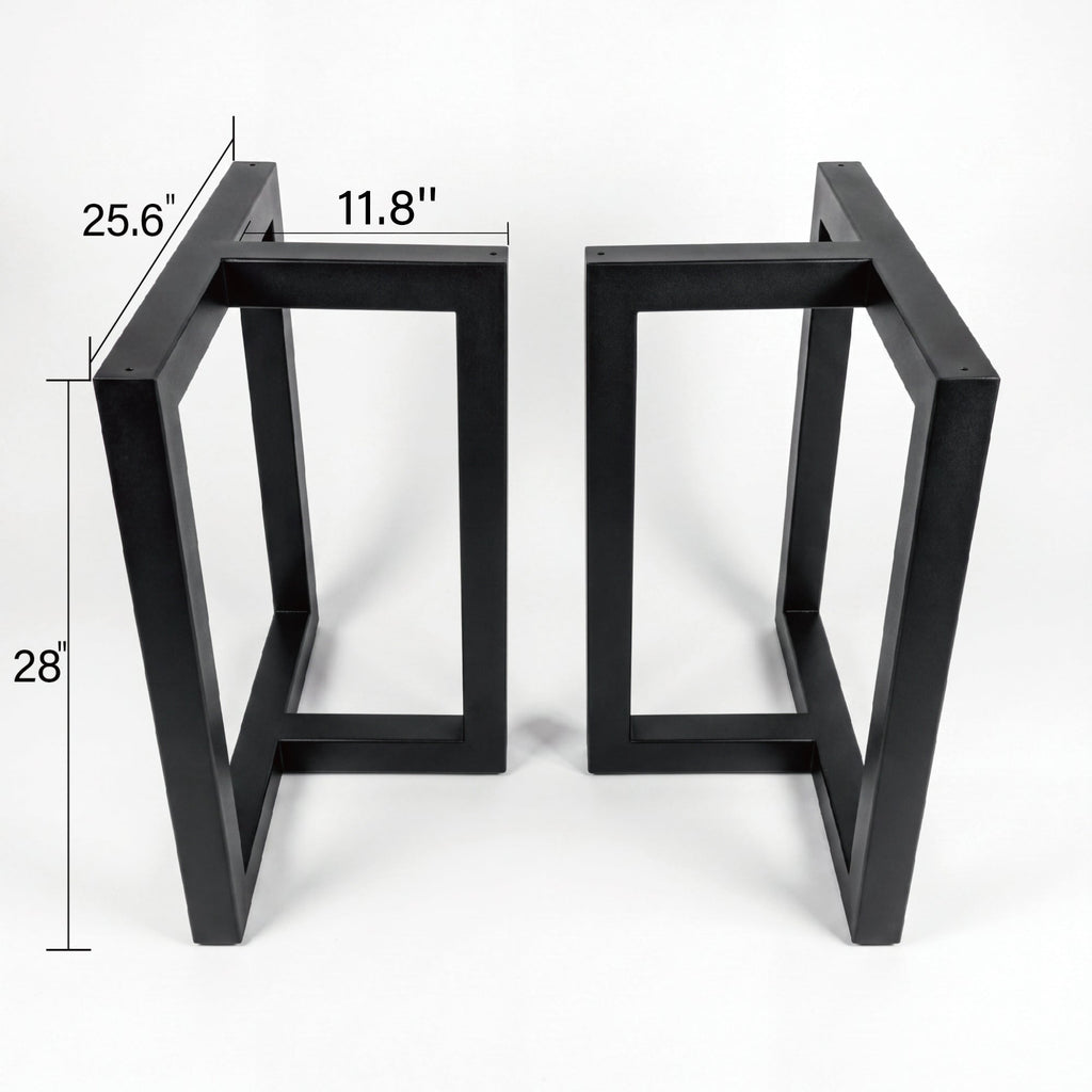 Black T-Shape Carbon Steel Table Leg Frame-MTC0185（2pcs/CTN）
