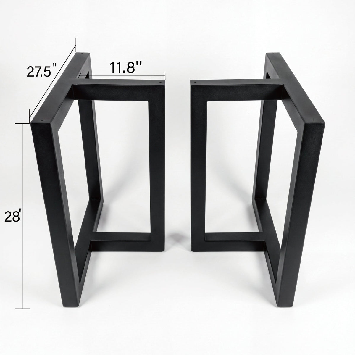 Black T-Shape Carbon Steel Table Leg Frame-MTC0190（2pcs/CTN）
