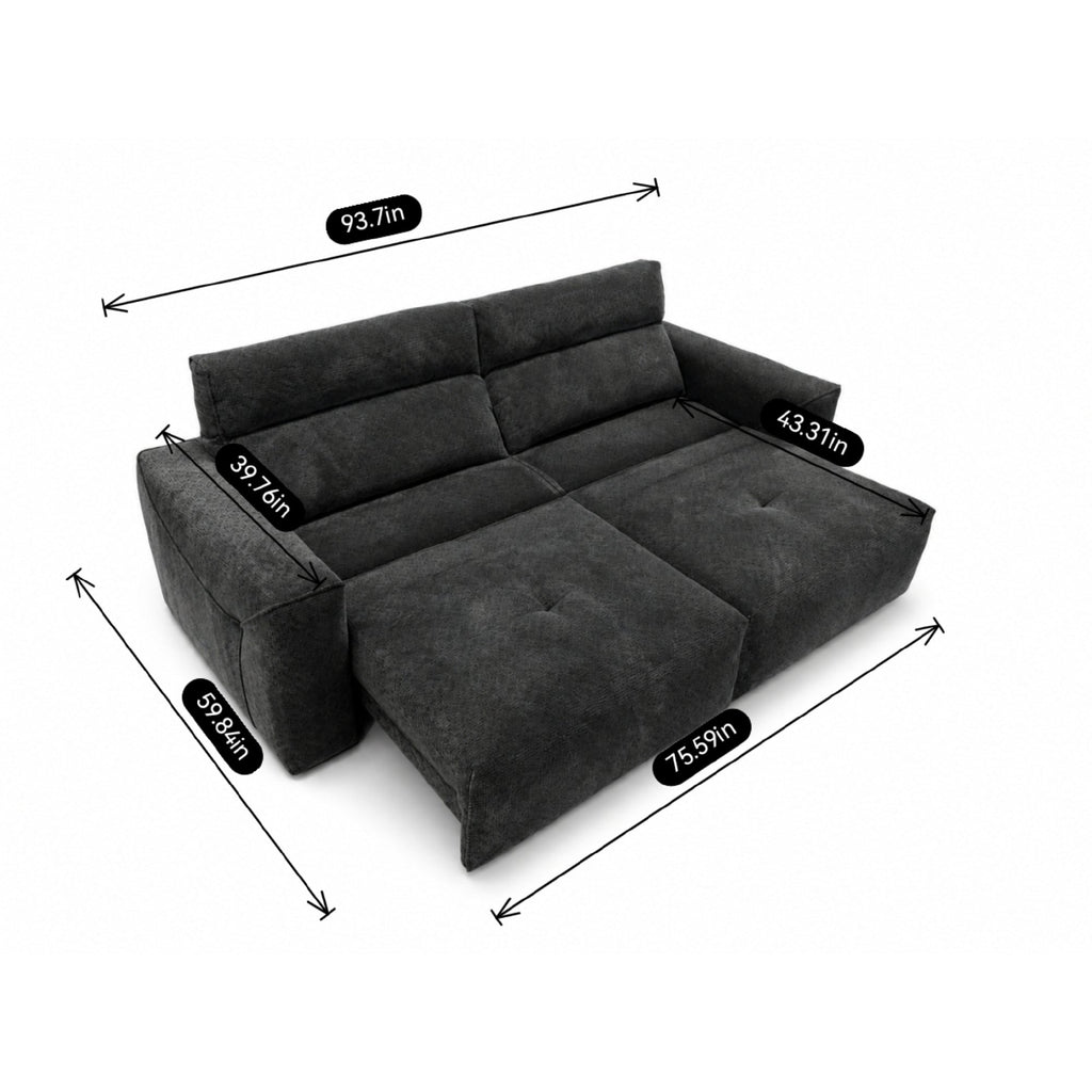 Wall-Hugger power reclining sofa for home furniture