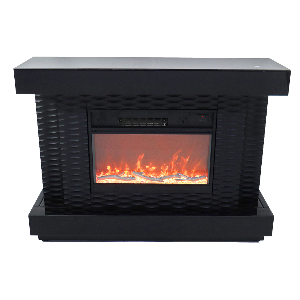 Fully Assembled 55" Multi-Flame Colors TV Stand with Fireplace