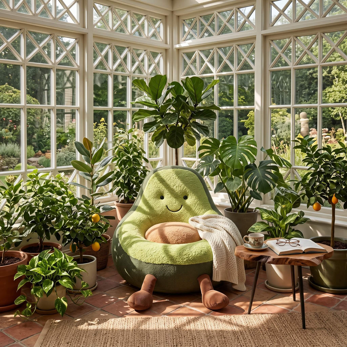 Cute Avocado Hug Chair