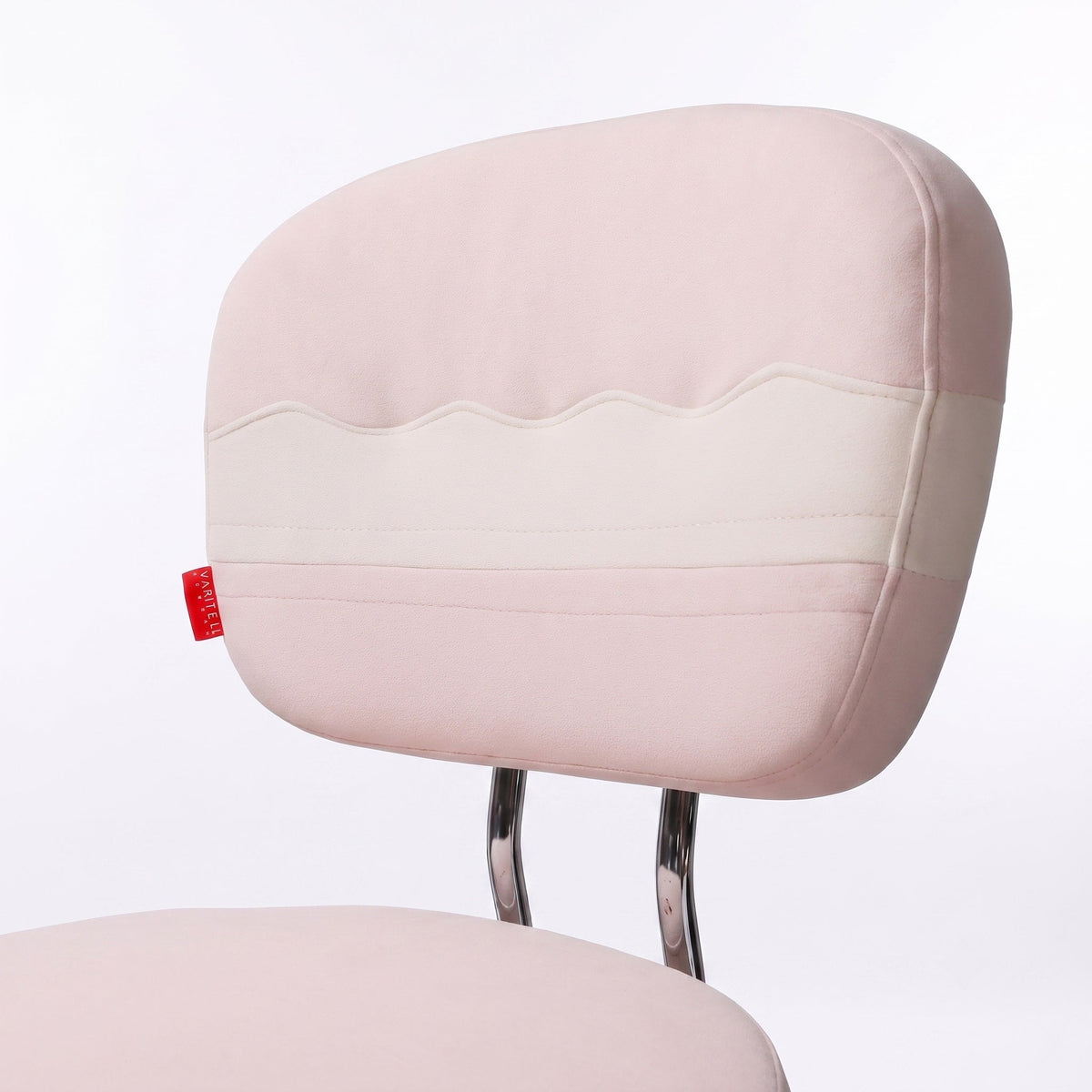 VANITII Cake 360-degree Seat Swivel Vanity Chair with Wheels & Adjustable Height