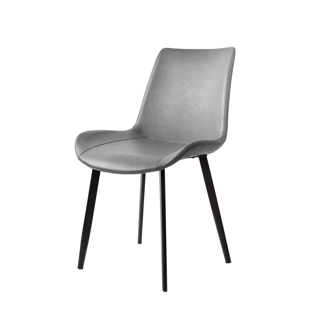 PU Leather Dining Chair with Metal Legs 4PCS/CTN