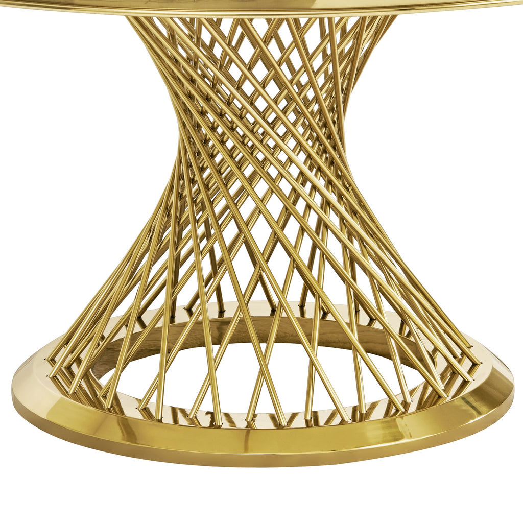 Durable Dining Table with Marble Top