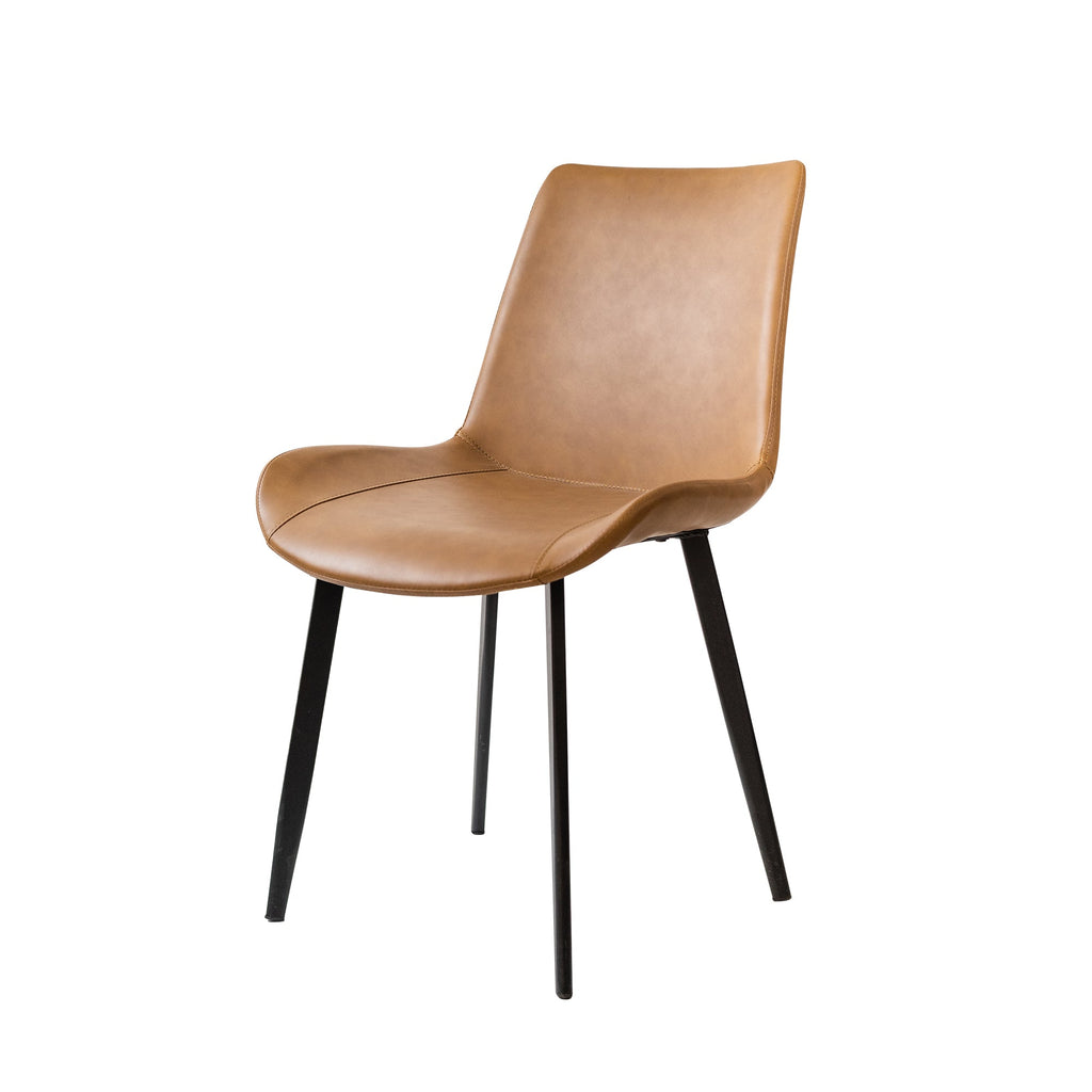 PU Leather Dining Chair with Metal Legs 4PCS/CTN