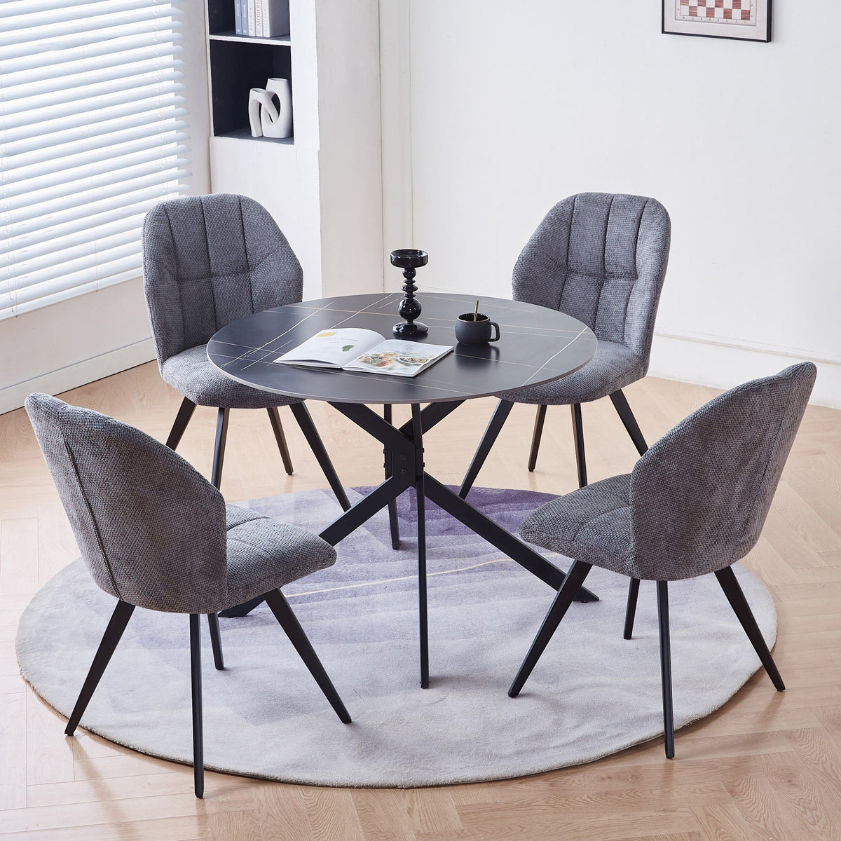 Fabric Side Chairs-4PCS/CTN