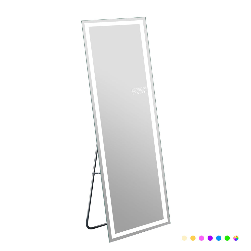 Vanitii luxury full length vanity mirror pro with integrated LED lighting and touch controls