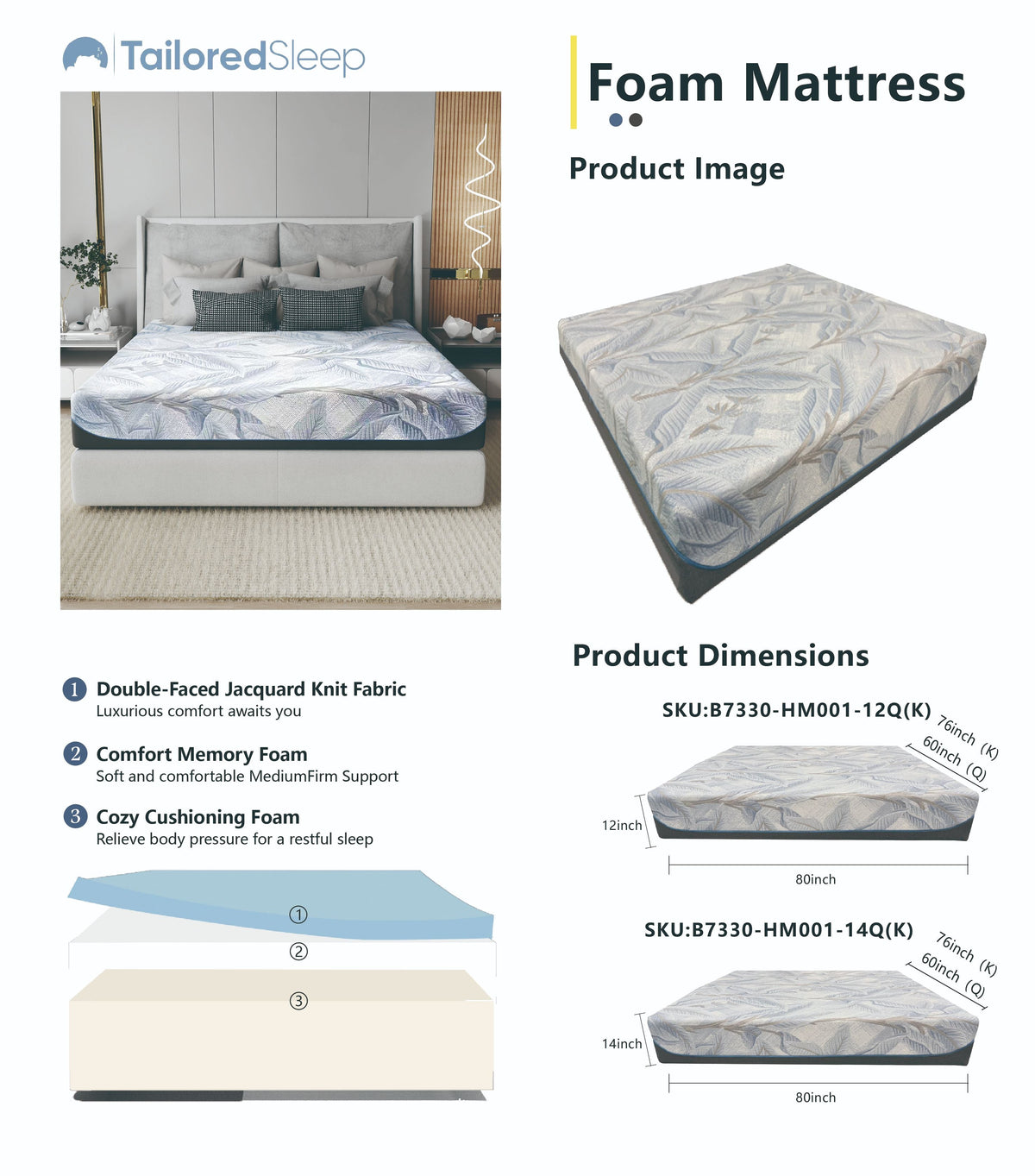 Sponge mattress-HM001