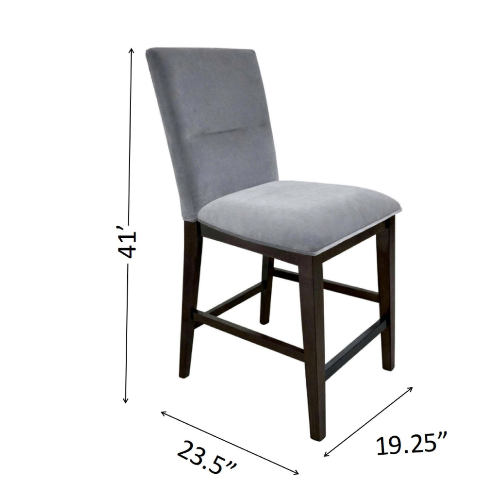 COUNTER CHAIR ( VELVET) 2506CC-2pcs/CTN